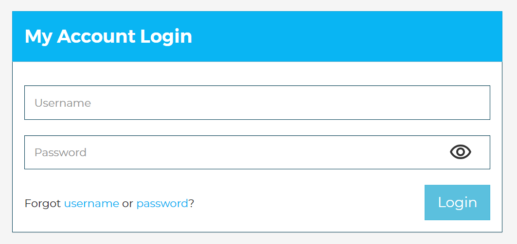 my account login