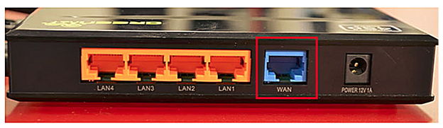 dlink modem WAN port