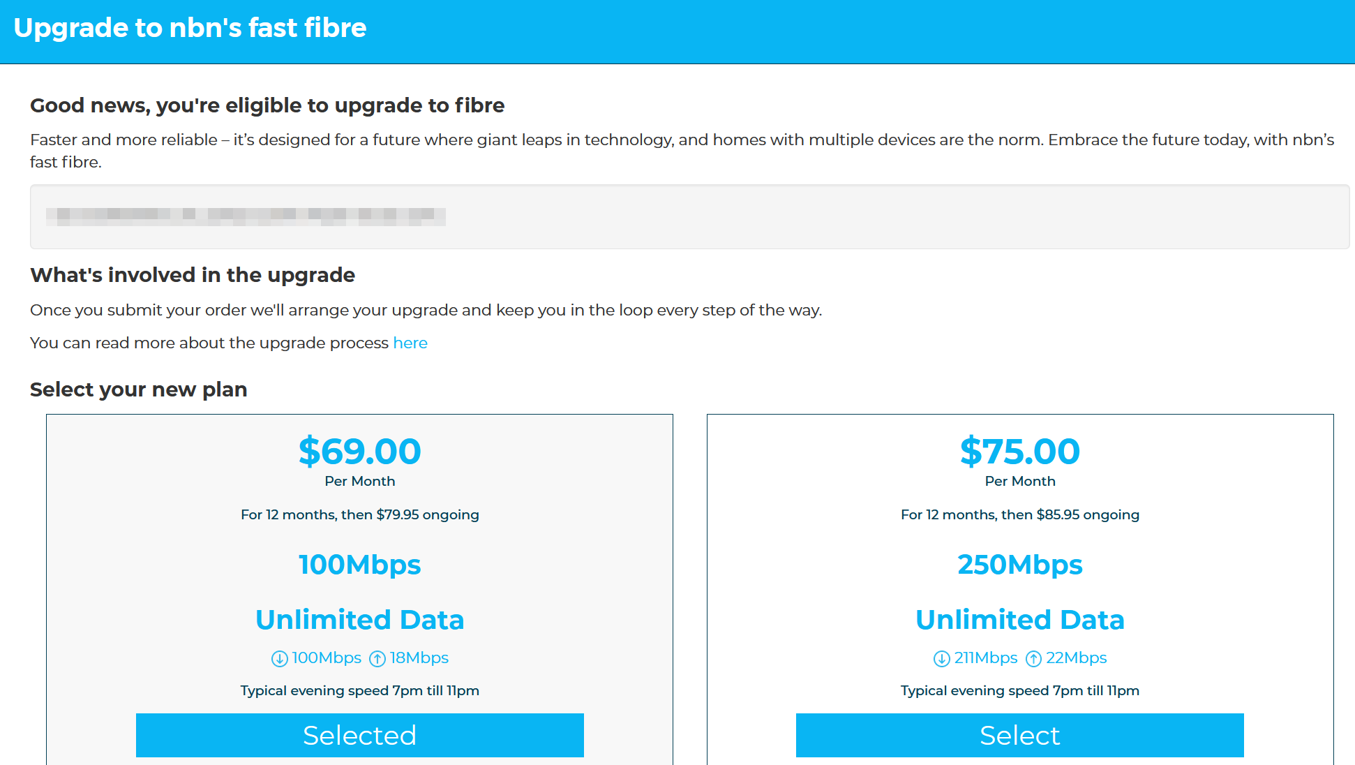 nbn upgrade eligibility page