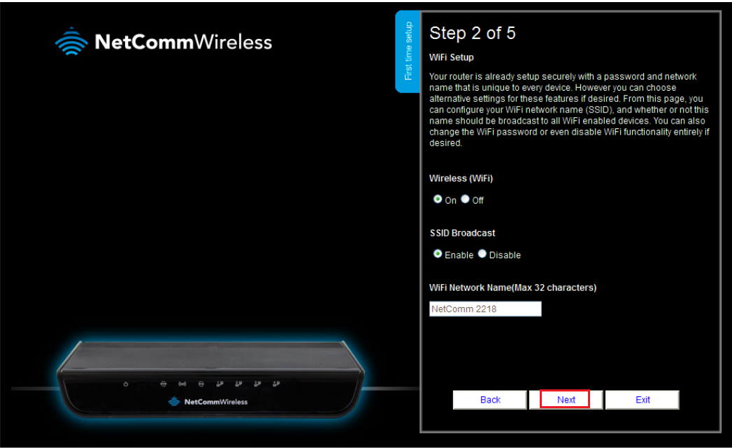 wifi name setup