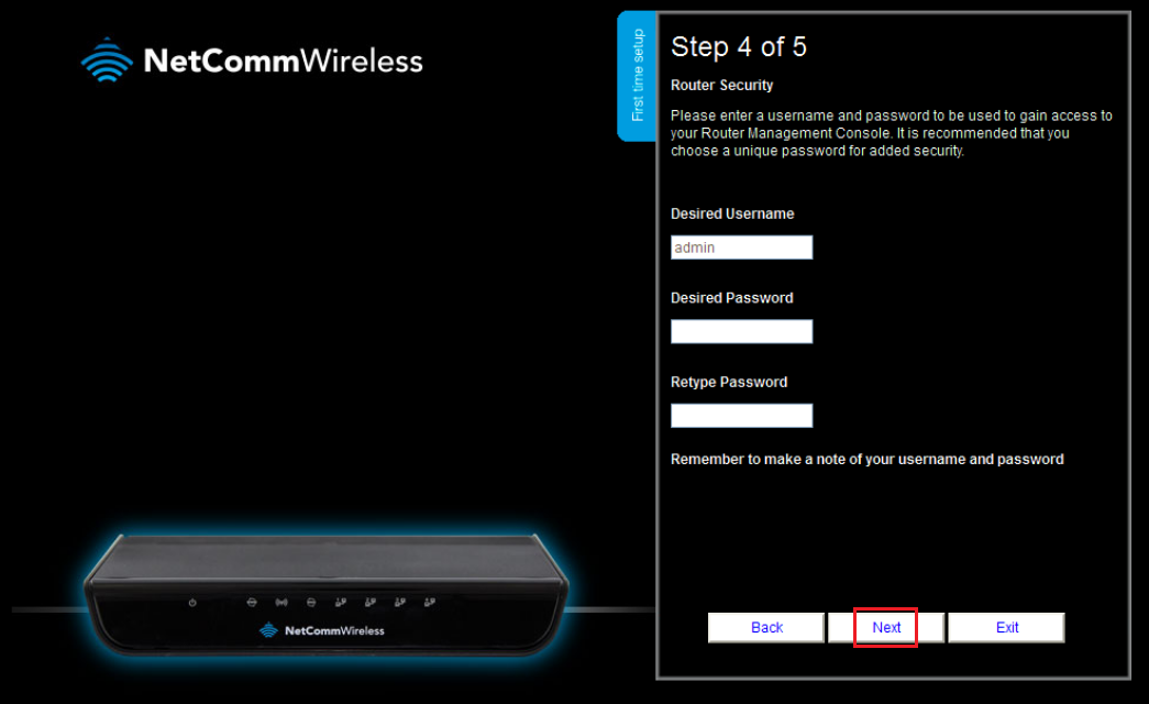 router security setup